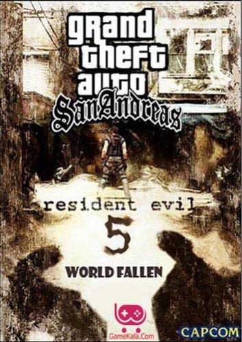 خرید بازی GTA San Andreas Resident Evil 5 World Fallen - جی تی ای زامبی برای PC