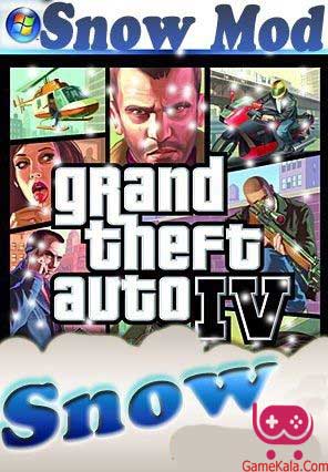 خرید بازی GTA IV Snow - جی تی ای ۴ برفی برای PC کامپیوتر