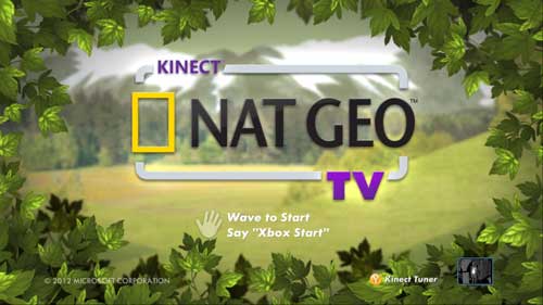 Kinect Nat Geo TV