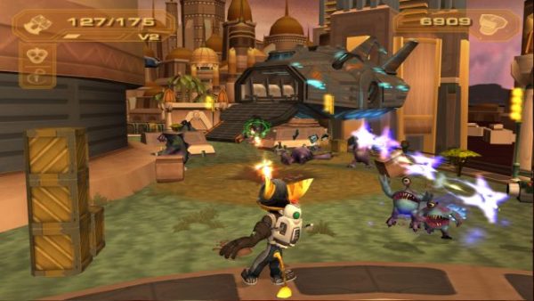 خرید بازی Ratchet & Clank Up Your Arsenal برای PS2