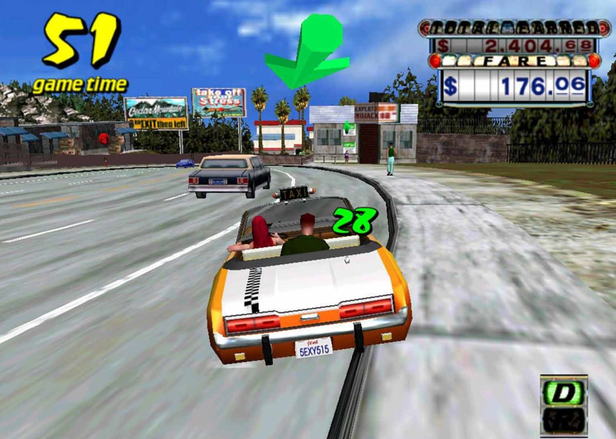 خرید بازی تاکسی دیوانه 1 Crazy Taxi برای PC