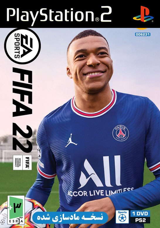 خرید بازی FIFA 22 برای ps2 - فیفا 22 پلی استیشن 2
